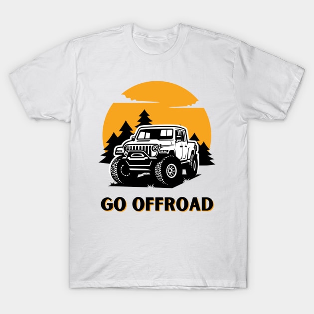 Go Off-Road T-Shirt by CoconutCakes